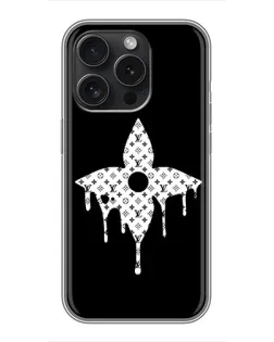 Чехол для Huawei nova Y74 с картинкой «Цветочная монограмма»