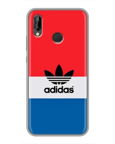 Чехол для Huawei P Smart 2019 с картинкой «Ретро блоки Adidas» Чехол для Huawei P Smart 2019 с картинкой «Ретро блоки Adidas»