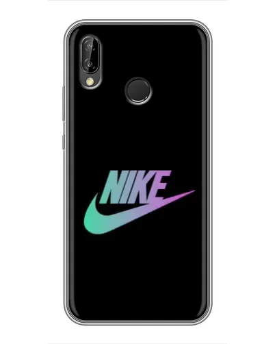 Чехол для Huawei P Smart 2019 с картинкой «Nike — городская ночь»