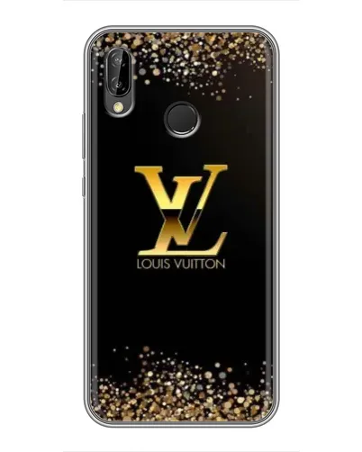 Чехол для Huawei P Smart 2019 с картинкой «LV — золотые искры» Чехол для Huawei P Smart 2019 с картинкой «LV — золотые искры»