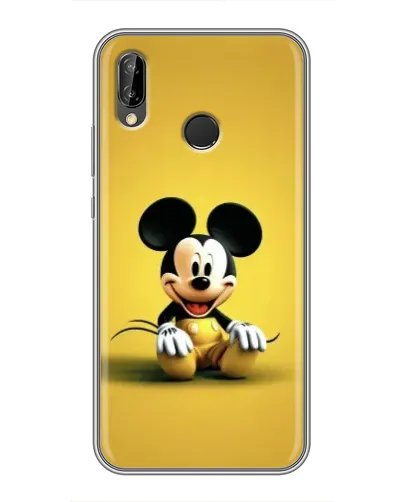 Чехол для Huawei P Smart 2019 с картинкой «Микки на желтом» Чехол для Huawei P Smart 2019 с картинкой «Микки на желтом»