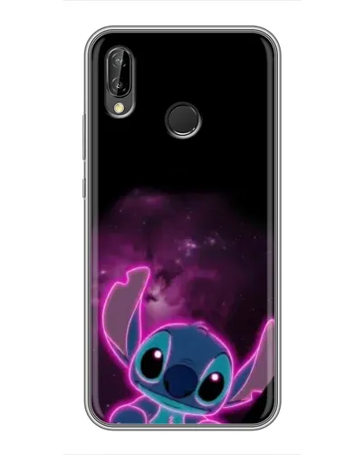 Чехол для Huawei P Smart 2019 с картинкой «Неоновый Stitch»