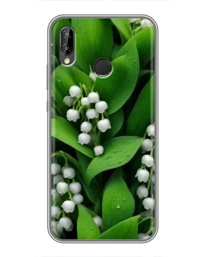 Чехол для Huawei P Smart 2019 с картинкой «Ландыши в зелени»