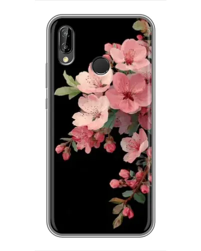 Чехол для Huawei P Smart 2019 с картинкой «Розовая ветка сакуры»