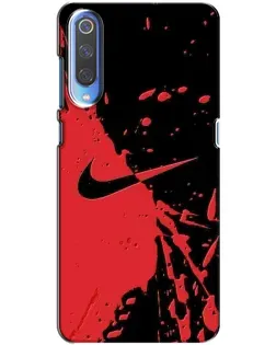 Чехол для Huawei P Smart 2020 с картинкой «Красные брызги Nike»