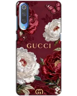 Чехол для Huawei P Smart 2020 с картинкой «Gucci — бордовые розы»