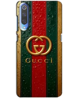 Чехол для Huawei P Smart 2020 с картинкой «Gucci — фирменная полоса и золото»
