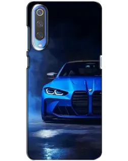 Чехол для Huawei P Smart 2020 с картинкой «Голубая BMW M4»