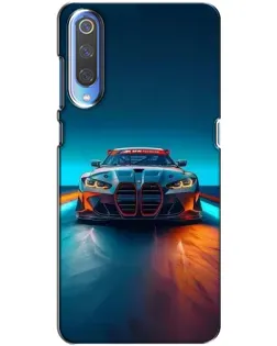 Чехол для Huawei P Smart 2020 с картинкой «BMW — огни неона»