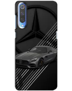 Чехол для Huawei P Smart 2020 с картинкой «Mercedes AMG — графика»