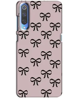 Чехол для Huawei P Smart 2020 с картинкой «Черные бантики»