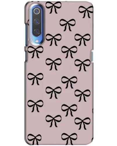 Чехол для Huawei P Smart 2020 с картинкой «Черные бантики»
