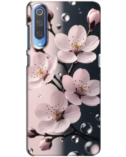 Чехол для Huawei P Smart 2020 с картинкой «Нежная сакура и капли» Чехол для Huawei P Smart 2020 с картинкой «Нежная сакура и капли»