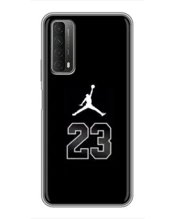 Чехол для Huawei P Smart 2021 с картинкой «Jordan Flight 23»
