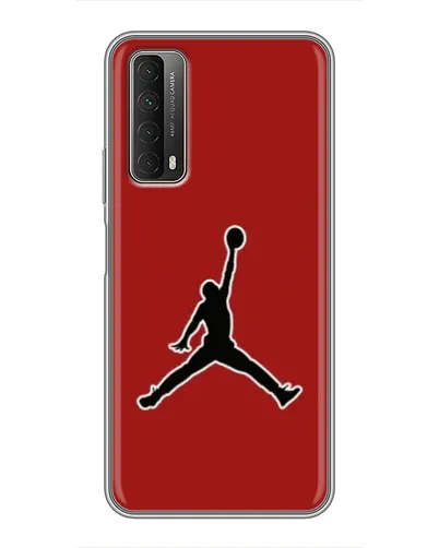 Чехол для Huawei P Smart 2021 с картинкой «Jordan Red Back» Чехол для Huawei P Smart 2021 с картинкой «Jordan Red Back»