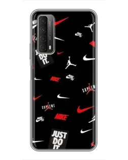 Чехол для Huawei P Smart 2021 с картинкой «Nike Mix Pattern»
