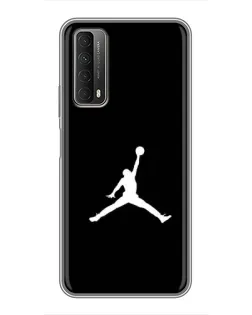 Чехол для Huawei P Smart 2021 с картинкой «Jordan Silhouette»