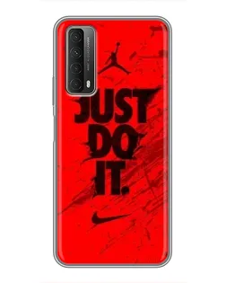 Чехол для Huawei P Smart 2021 с картинкой «Nike Just Do It»