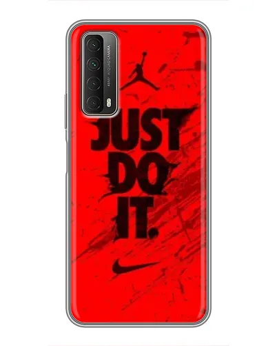 Чехол для Huawei P Smart 2021 с картинкой «Nike Just Do It» Чехол для Huawei P Smart 2021 с картинкой «Nike Just Do It»