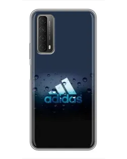 Чехол для Huawei P Smart 2021 с картинкой «Adidas Water Drops»