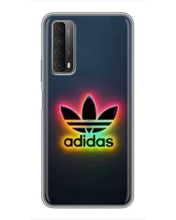 Чехол для Huawei P Smart 2021 с картинкой «Неоновый Adidas»