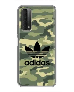 Чехол для Huawei P Smart 2021 с картинкой «Милитари стиль Adidas»