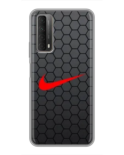 Чохол для Huawei P Smart 2021 з картинкою «Nike — карбонова сітка»