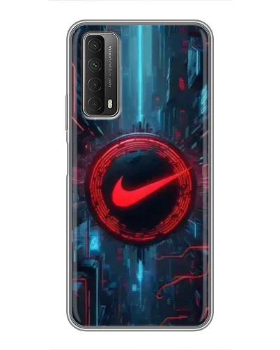 Чохол для Huawei P Smart 2021 з картинкою «Техногенний стиль Nike»