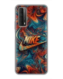 Чохол для Huawei P Smart 2021 з картинкою «Nike в абстракції»