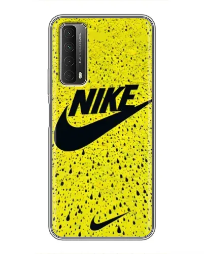 Чохол для Huawei P Smart 2021 з картинкою «Жовтий текстурний Nike»