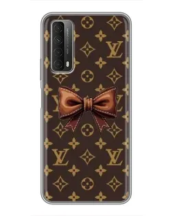 Чехол для Huawei P Smart 2021 с картинкой «LV с бантом»