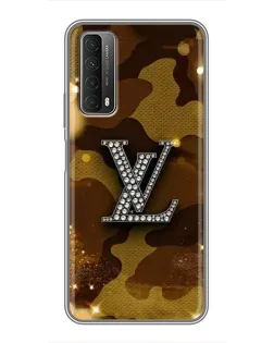 Чехол для Huawei P Smart 2021 с картинкой «Камуфляжный Louis Vuitton»