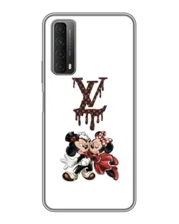 Чехол для Huawei P Smart 2021 с картинкой «LV и Микки Маус»