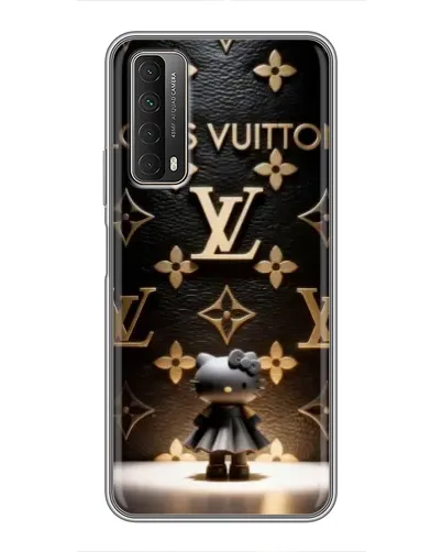 Чехол для Huawei P Smart 2021 с картинкой «Монограмма с фигурой» Чехол для Huawei P Smart 2021 с картинкой «Монограмма с фигурой»
