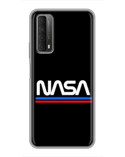 Чохол для Huawei P Smart 2021 з картинкою «NASA — класика Red Blue»