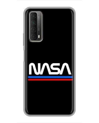 Чохол для Huawei P Smart 2021 з картинкою «NASA — класика Red Blue»