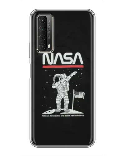 Чохол для Huawei P Smart 2021 з картинкою «NASA — крокуємо по Місяцю»
