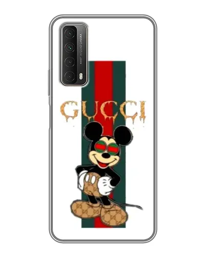 Чехол для Huawei P Smart 2021 с картинкой «Микки Маус Gucci — полосы» Чехол для Huawei P Smart 2021 с картинкой «Микки Маус Gucci — полосы»