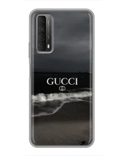 Чехол для Huawei P Smart 2021 с картинкой «Gucci — морской прибой»