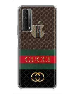 Чехол для Huawei P Smart 2021 с картинкой «Gucci — брендированный десерт»