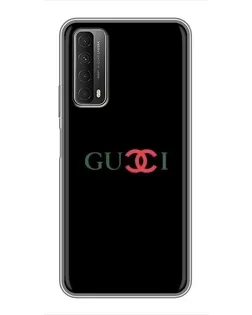 Чехол для Huawei P Smart 2021 с картинкой «Gucci — красный градиент»