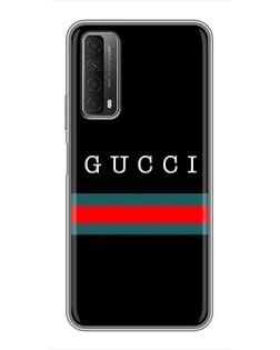 Чехол для Huawei P Smart 2021 с картинкой «Gucci — красный пояс»
