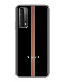 Чехол для Huawei P Smart 2021 с картинкой «Gucci — строгая линия» Чехол для Huawei P Smart 2021 с картинкой «Gucci — строгая линия»