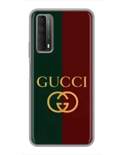 Чехол для Huawei P Smart 2021 с картинкой «Gucci — темно-зеленый градиент» Чехол для Huawei P Smart 2021 с картинкой «Gucci — темно-зеленый градиент»