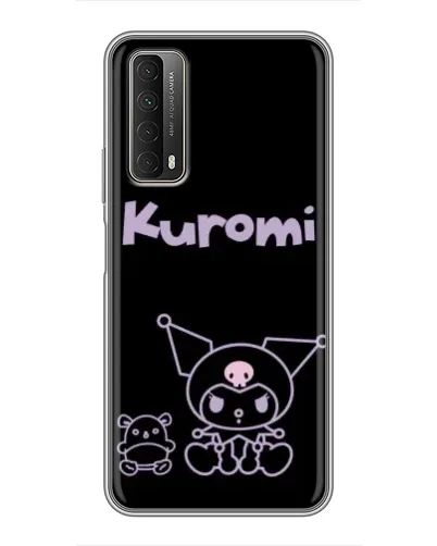 Чехол для Huawei P Smart 2021 с картинкой «Kuromi — черный минимализм» Чехол для Huawei P Smart 2021 с картинкой «Kuromi — черный минимализм»