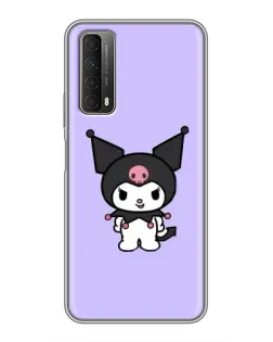 Чехол для Huawei P Smart 2021 с картинкой «Kuromi — нежный фиолетовый»