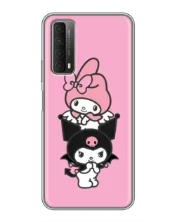 Чехол для Huawei P Smart 2021 с картинкой «My Melody и Kuromi»