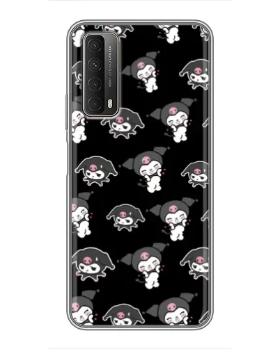 Чехол для Huawei P Smart 2021 с картинкой «Черный паттерн Kuromi» Чехол для Huawei P Smart 2021 с картинкой «Черный паттерн Kuromi»