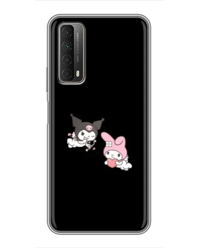 Чехол для Huawei P Smart 2021 с картинкой «My Melody и Kuromi» Чехол для Huawei P Smart 2021 с картинкой «My Melody и Kuromi»