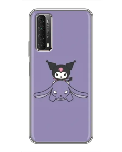 Чехол для Huawei P Smart 2021 с картинкой «Kuromi на лиловом фоне» Чехол для Huawei P Smart 2021 с картинкой «Kuromi на лиловом фоне»